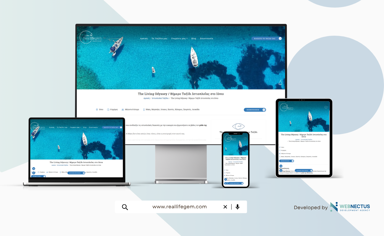 sailing-tours-website-development-for-real-life-gem-webnectus