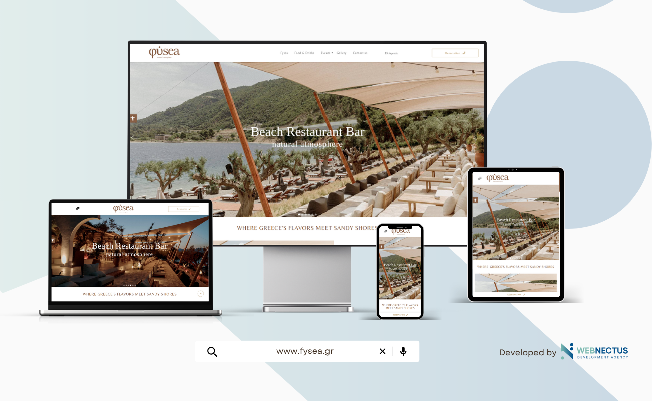 website-development-for-fysea-beach-bar-restaurant-webnectus